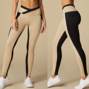 Tan + Lines Sport By Sivan Ayla Melrose Leggings Women's Sz Small
